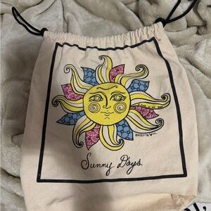 Sunny Days Drawstring Bag
